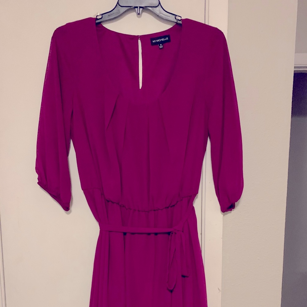 Fushia My Michele dress
